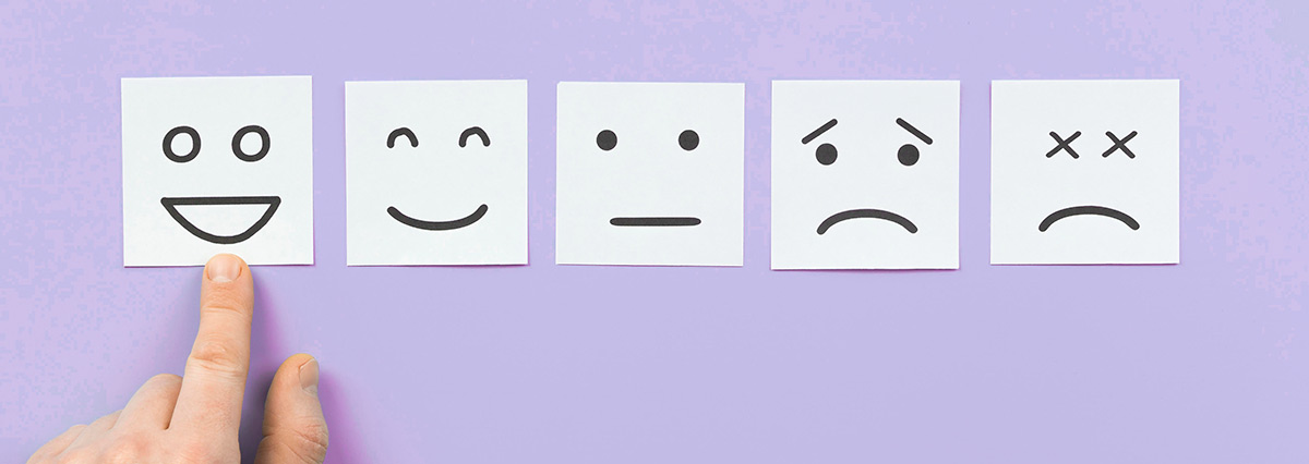 Echtheit von Bewertungen Smilleys